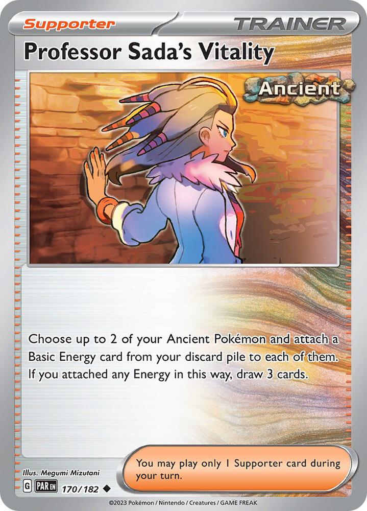 Professor Sada's Vitality 170/182 (SV04: Paradox Rift)  - Reverse Holofoil