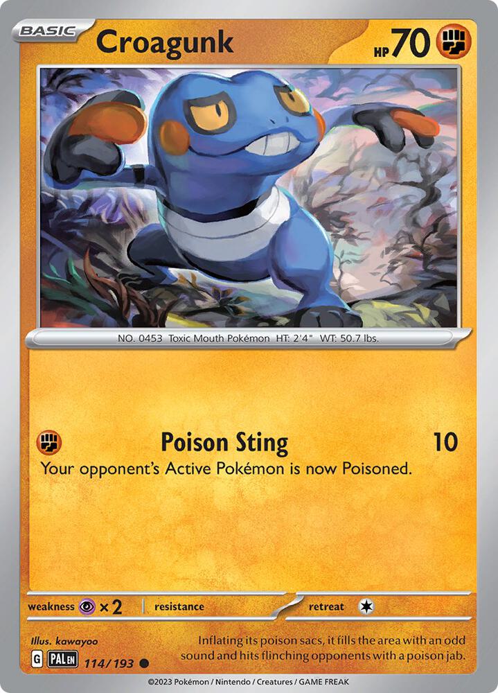 Croagunk 114/193 (SV02: Paldea Evolved) 