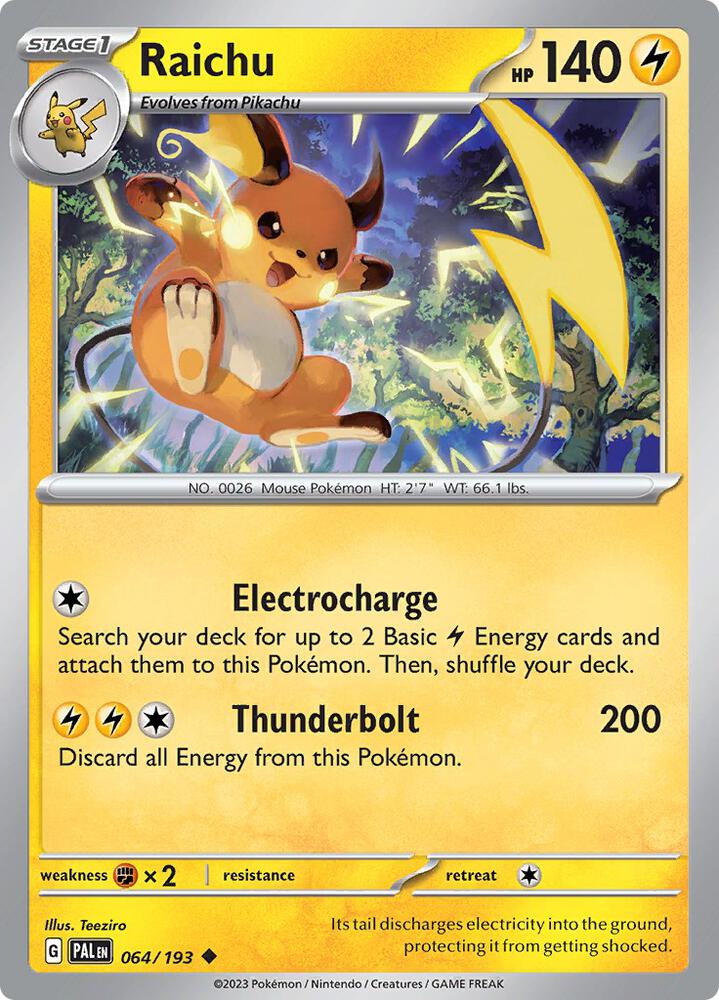 Raichu 064/193 (SV02: Paldea Evolved) 