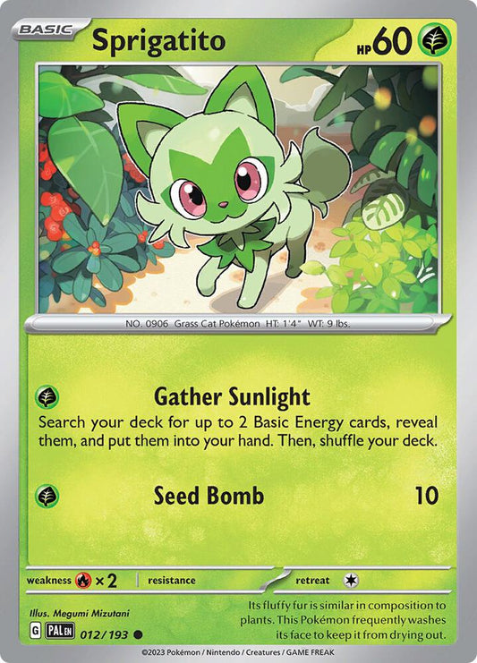 Sprigatito 012/193 (SV02: Paldea Evolved) 