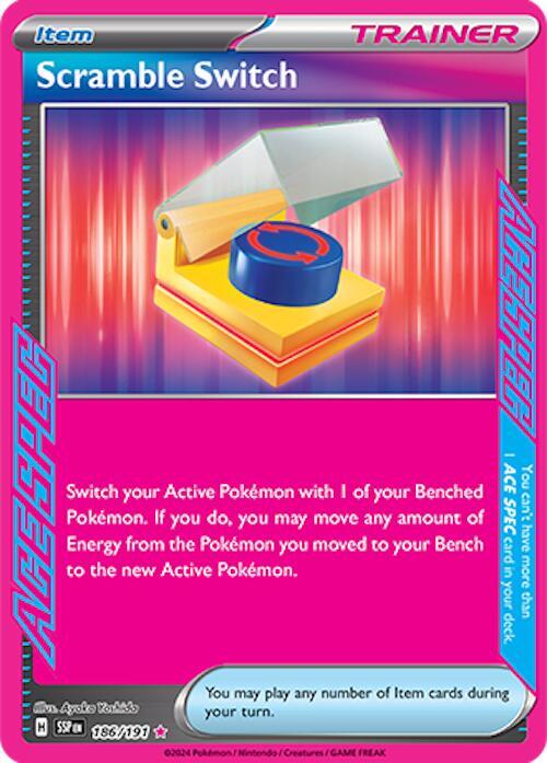 Scramble Switch 186/191 (SV08: Surging Sparks)  - Holofoil