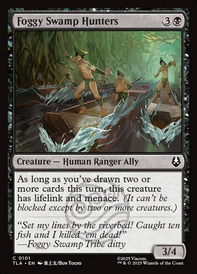 Foggy Swamp Hunters 101/286 (Avatar: The Last Airbender) 