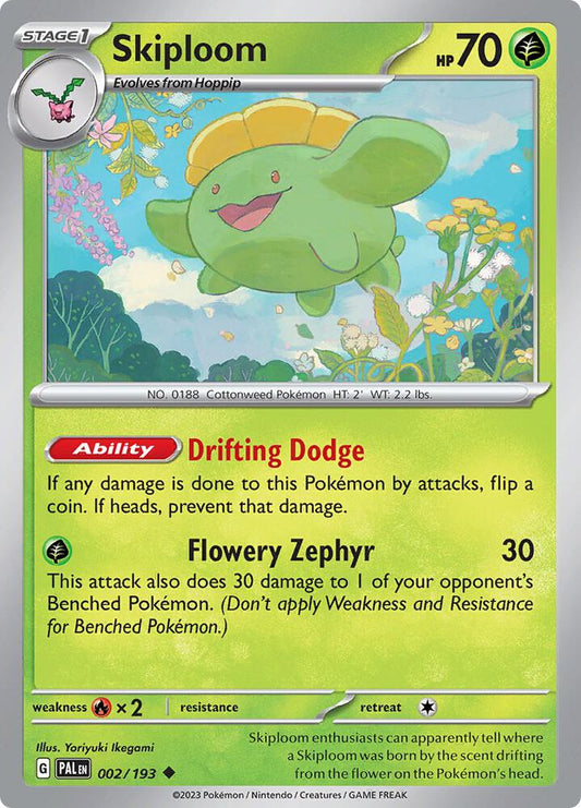 Skiploom 002/193 (SV02: Paldea Evolved) 