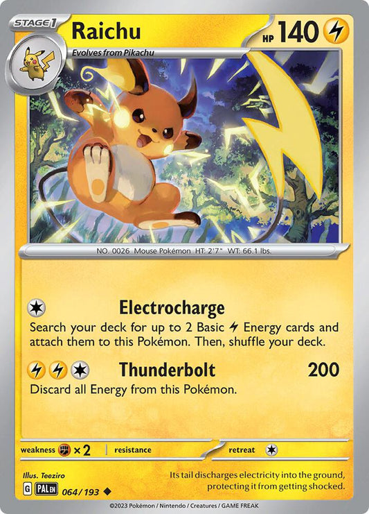 Raichu 064/193 (SV02: Paldea Evolved) 