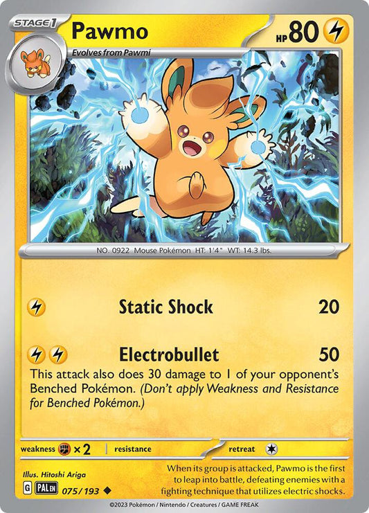 Pawmo 075/193 (SV02: Paldea Evolved) 