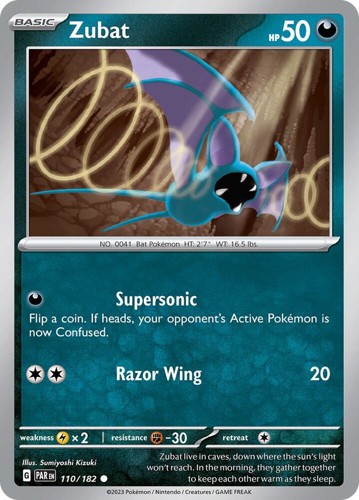 Zubat 110/182 (SV04: Paradox Rift) 