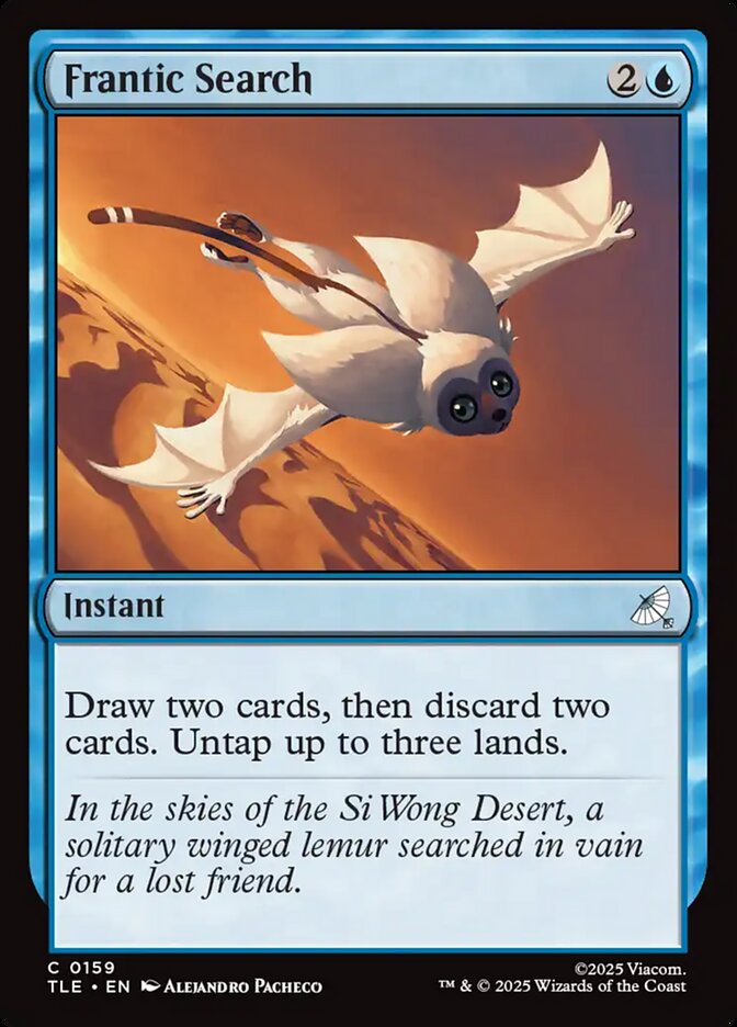 Frantic Search 159 (Avatar: The Last Airbender: Eternal-Legal)  - Foil