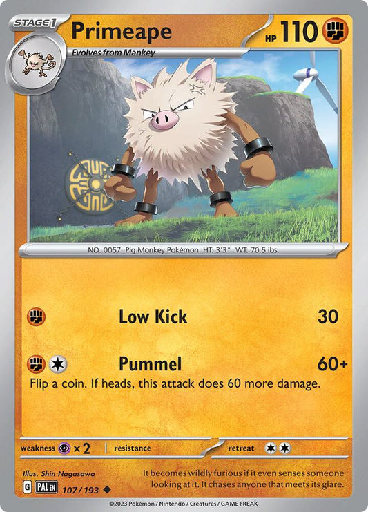 Primeape 107/193 (SV02: Paldea Evolved) 