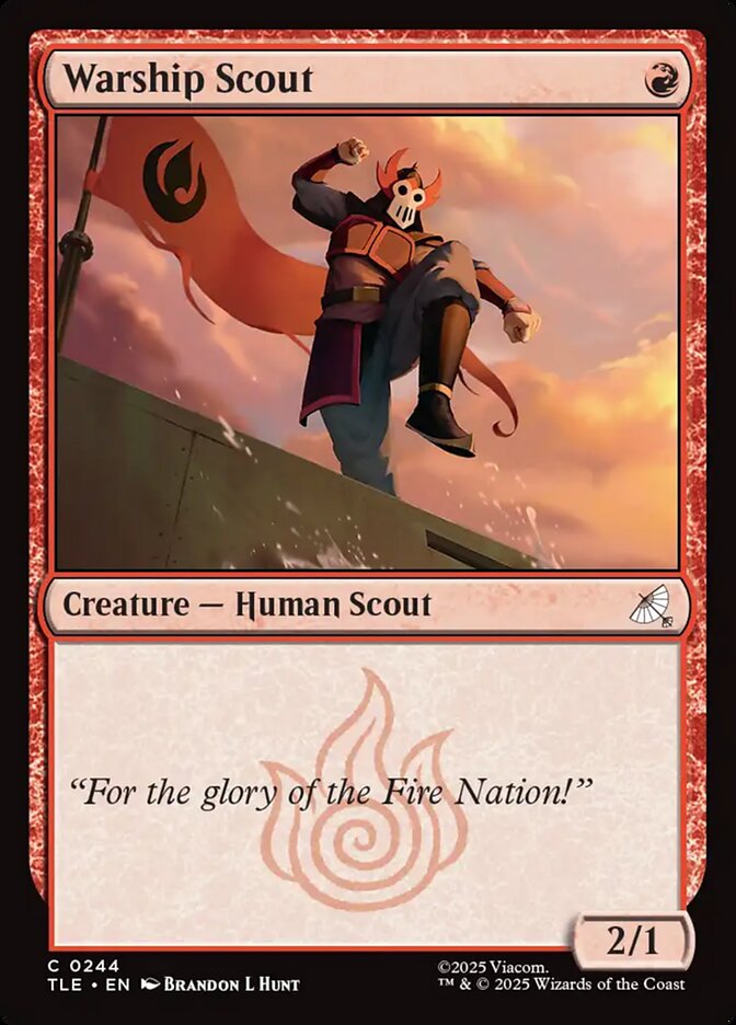 Warship Scout 244/317 (Avatar: The Last Airbender: Eternal-Legal)  - Foil