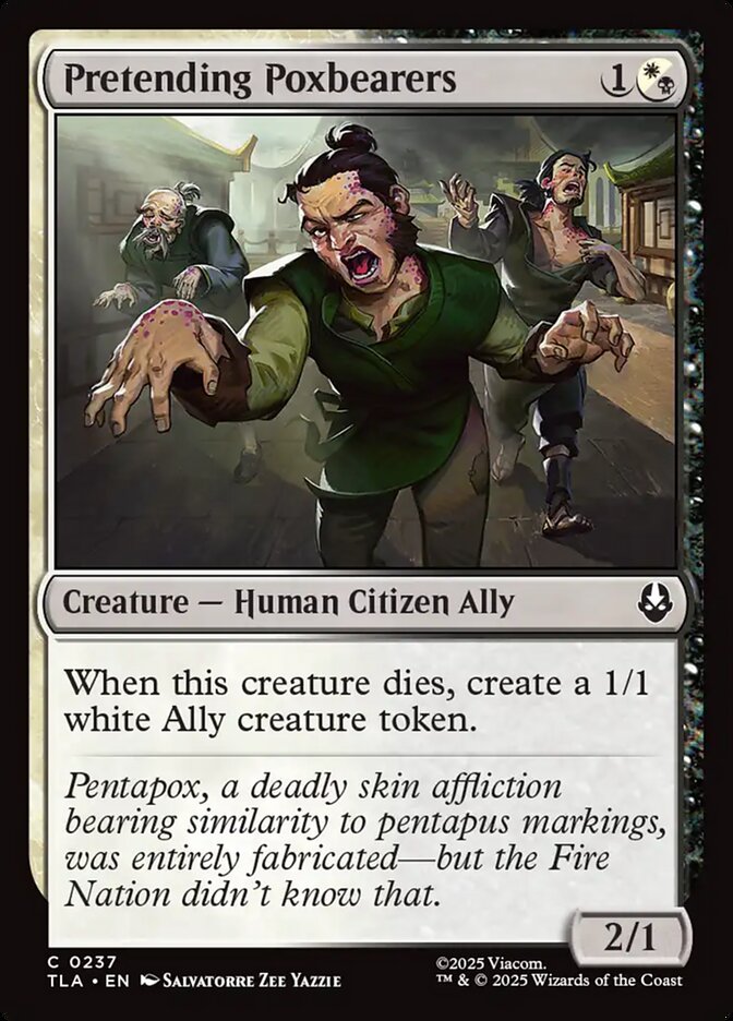 Pretending Poxbearers 237/286 (Avatar: The Last Airbender)  - Foil