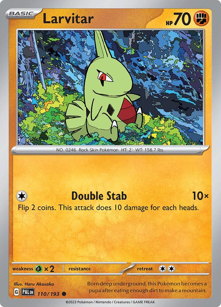 Larvitar 110/193 (SV02: Paldea Evolved) 