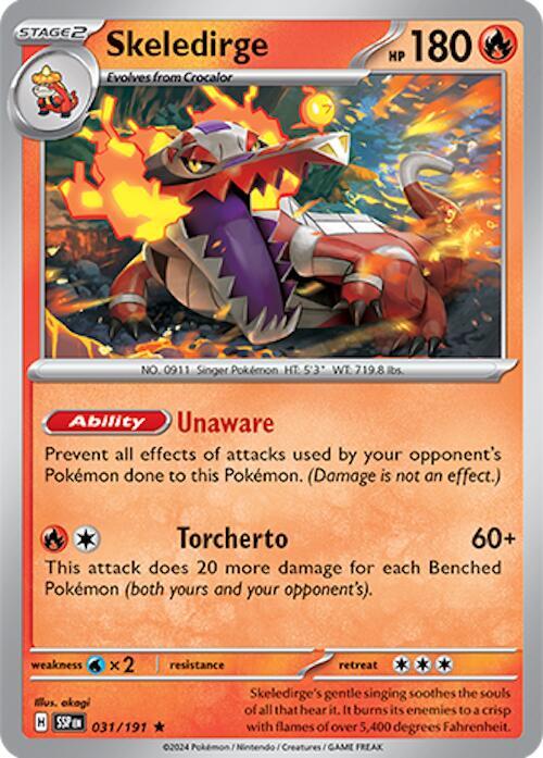 Skeledirge 031/191 (SV08: Surging Sparks)  - Holofoil