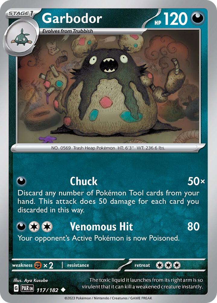 Garbodor 117/182 (SV04: Paradox Rift) 