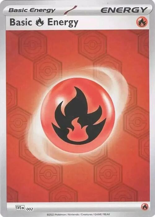 Basic Fire Energy 002 (SV: Shrouded Fable)  - Reverse Holofoil