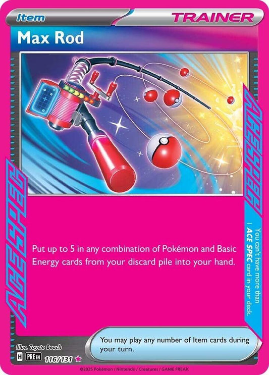 Max Rod 116/131 (SV: Prismatic Evolutions)  - Holofoil