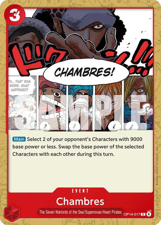 Chambres OP14-017 (The Azure Sea's Seven) 