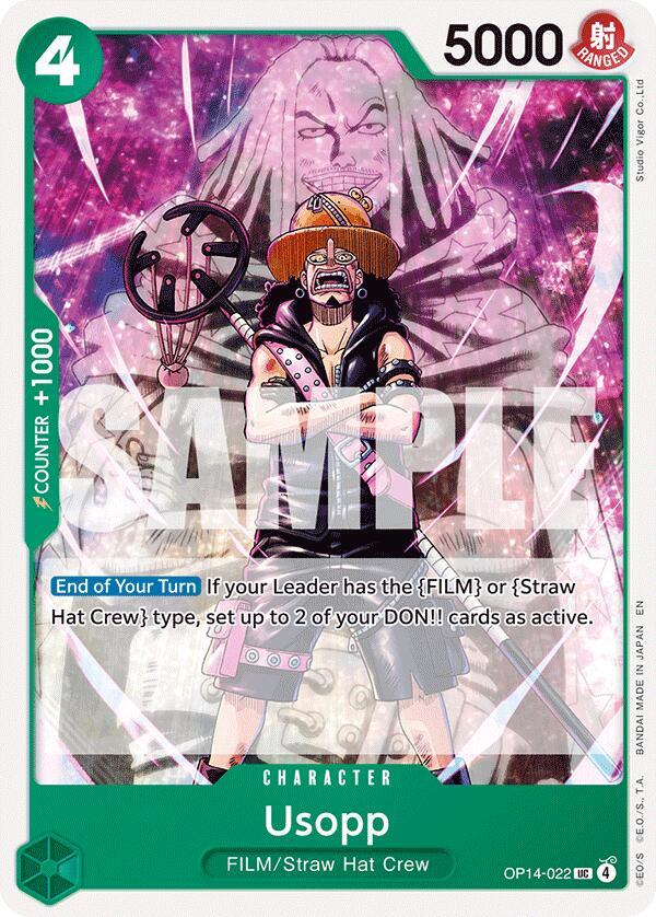 Usopp OP14-022 (The Azure Sea's Seven) 
