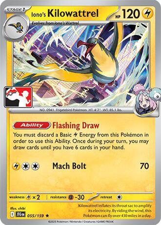 Ionos Kilowattrel 055 159 055/159 (Prize Pack Series Cards) 