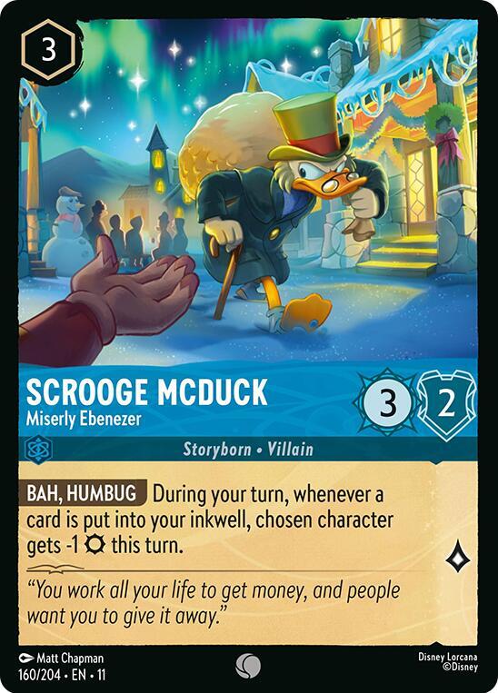 Scrooge McDuck Miserly Ebenezer 160/204 (Winterspell) 