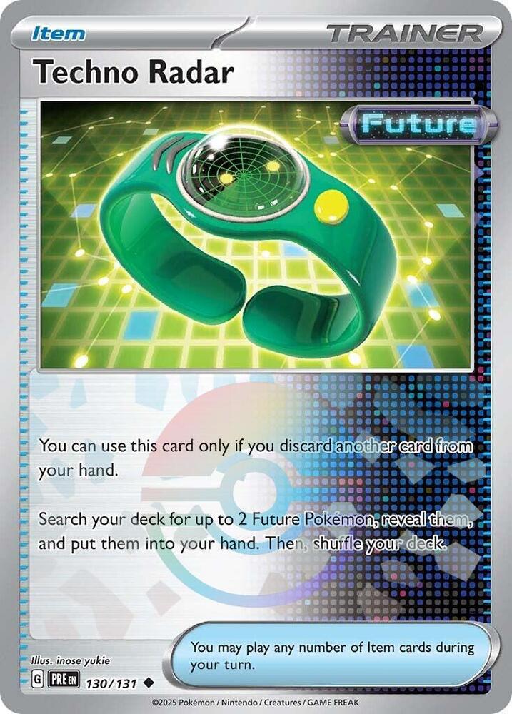 Techno Radar 130/131 (SV: Prismatic Evolutions)  - Poke Ball Holofoil