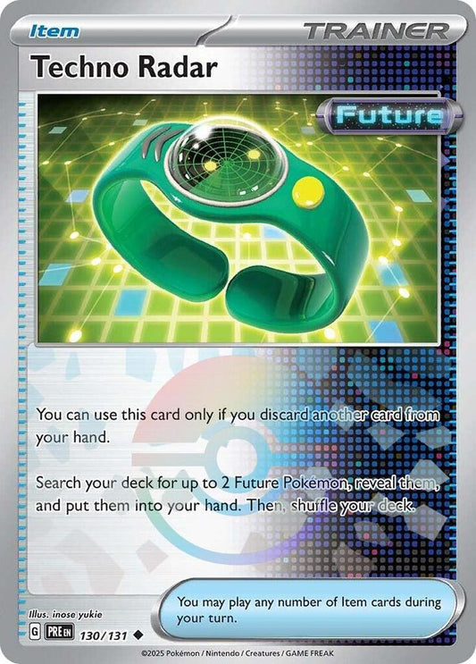 Techno Radar 130/131 (SV: Prismatic Evolutions)  - Poke Ball Holofoil