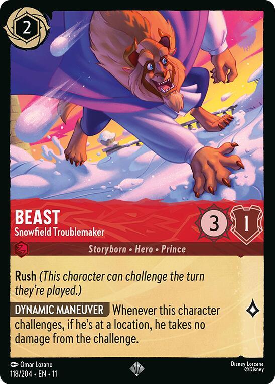 Beast Snowfield Troublemaker 118/204 (Winterspell) 