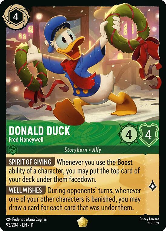 Donald Duck Fred Honeywell 93/204 (Winterspell) 