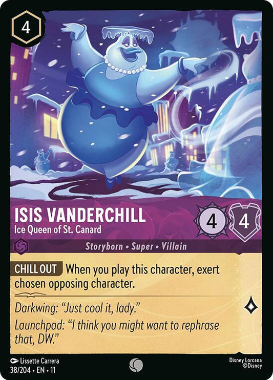 Isis Vanderchill Ice Queen of St Canard 38/204 (Winterspell)  - Cold Foil