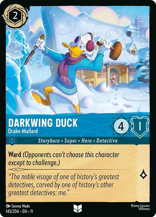 Darkwing Duck Drake Mallard 145/204 (Winterspell) 