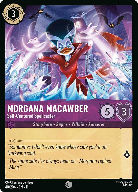 Morgana Macawber Self Centered Spellcaster 40/204 (Winterspell)  - Cold Foil
