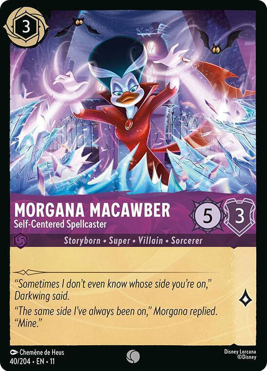 Morgana Macawber Self Centered Spellcaster 40/204 (Winterspell)  - Cold Foil