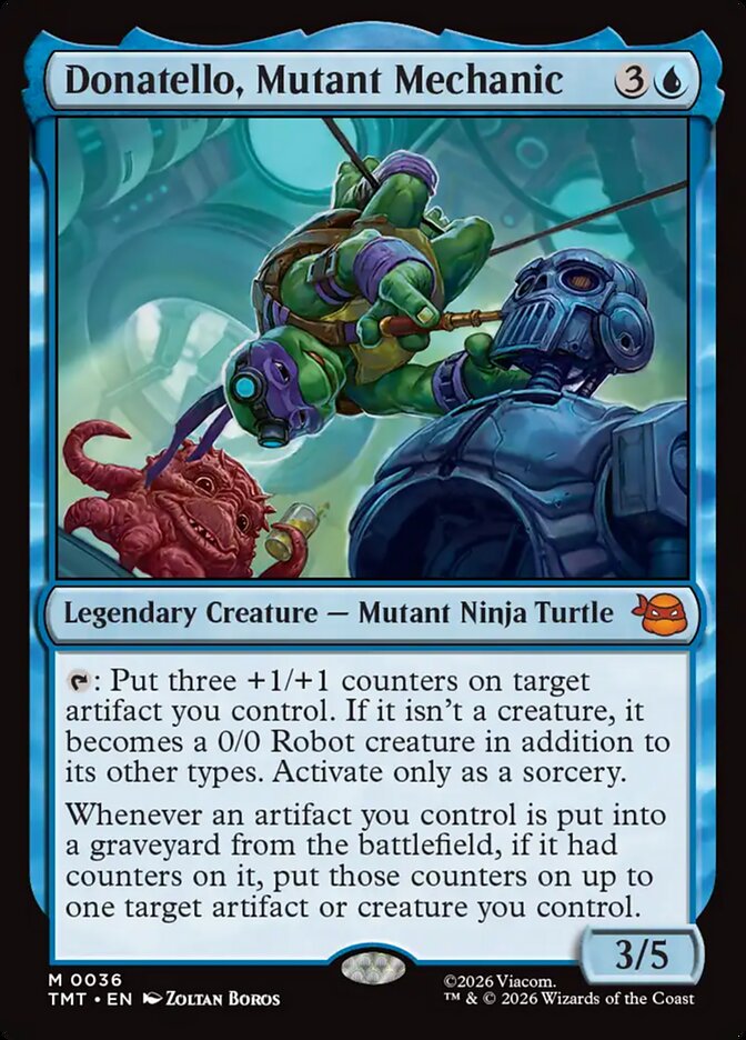 Donatello, Mutant Mechanic 36/190 (Teenage Mutant Ninja Turtles) 