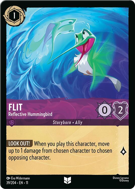 Flit Reflective Hummingbird 39/204 (Winterspell)  - Cold Foil