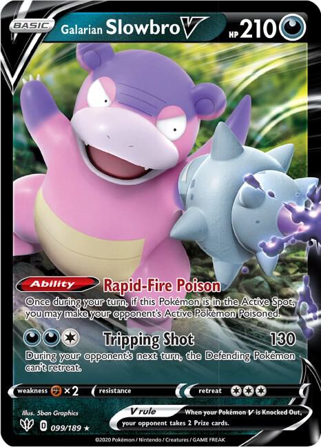 Galarian Slowbro V 099/189 (SWSH03: Darkness Ablaze)  - Holofoil
