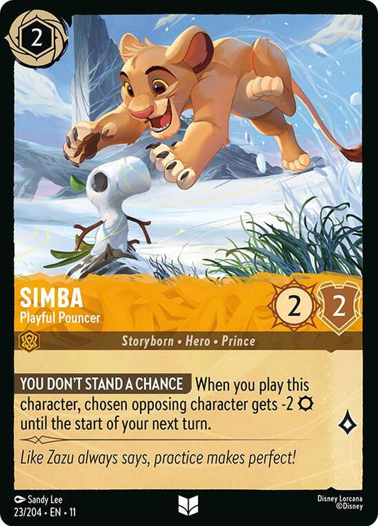 Simba Playful Pouncer 23/204 (Winterspell) 