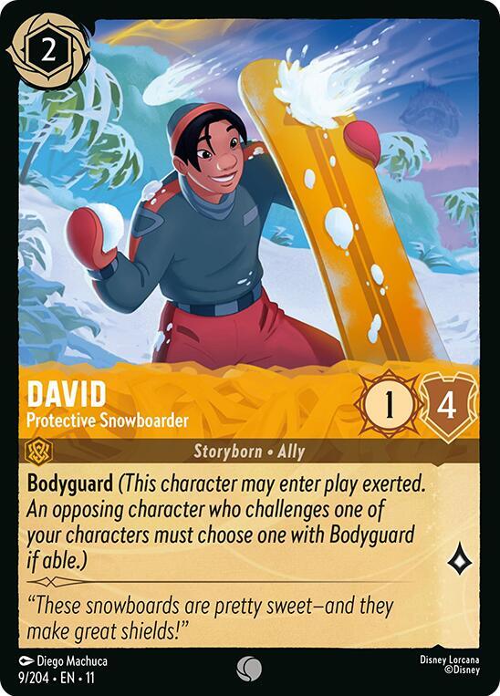 David Protective Snowboarder 9/204 (Winterspell)  - Cold Foil