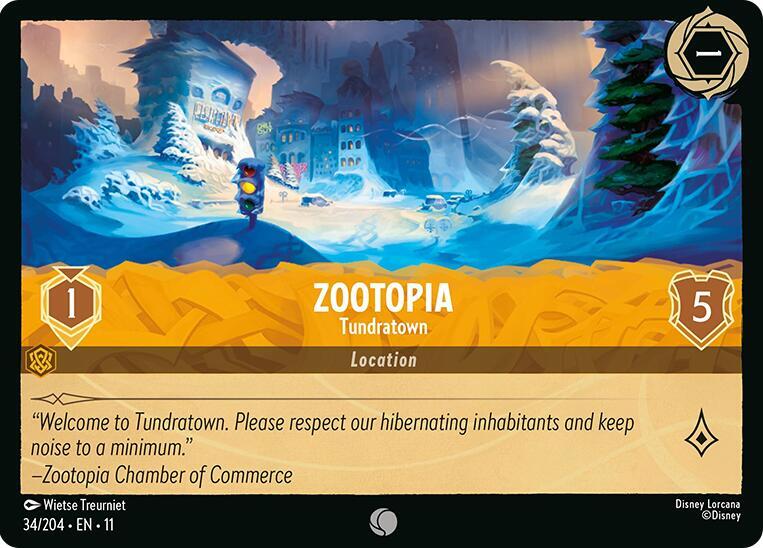 Zootopia Tundratown 34/204 (Winterspell) 