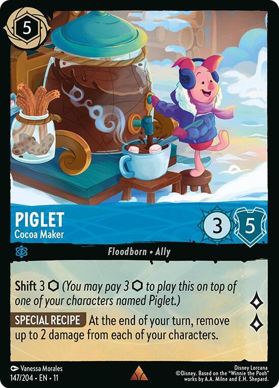 Piglet Cocoa Maker 147/204 (Winterspell) 