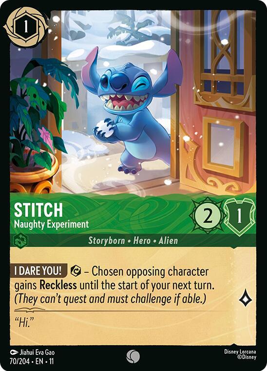 Stitch Naughty Experiment 70/204 (Winterspell) 