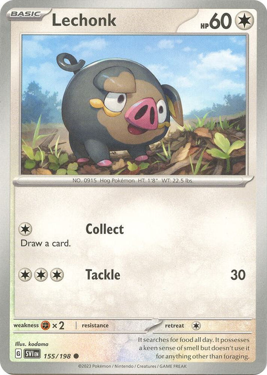 Lechonk 155/198 (SV01: Scarlet & Violet Base Set) 