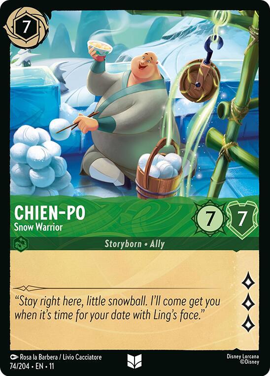 Chien Po Snow Warrior 74/204 (Winterspell) 