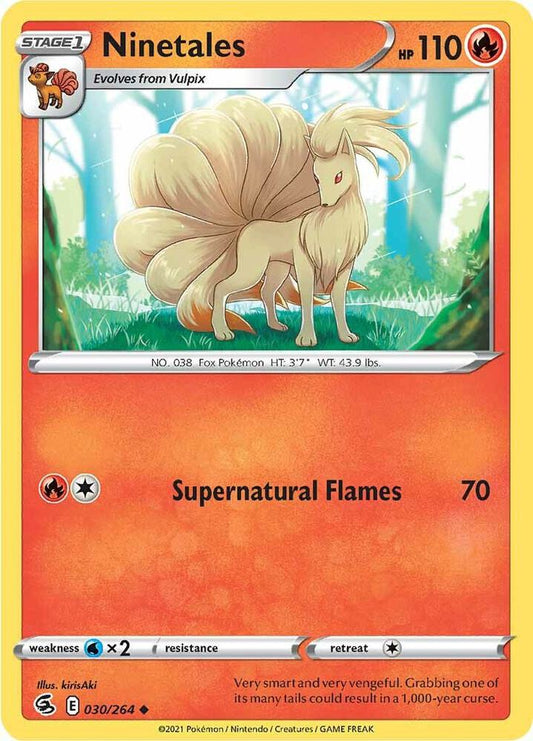 Ninetales 030/264 (SWSH08: Fusion Strike) 