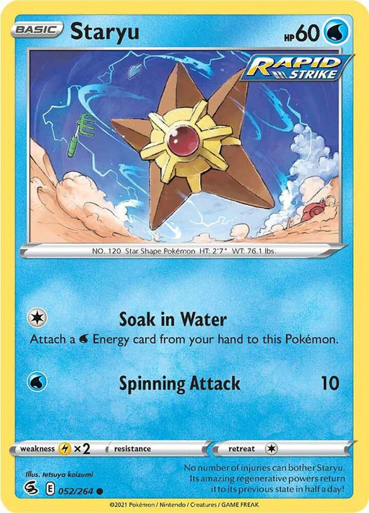 Staryu 052/264 (SWSH08: Fusion Strike) 