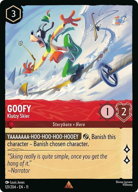 Goofy Klutzy Skier 121/204 (Winterspell) 