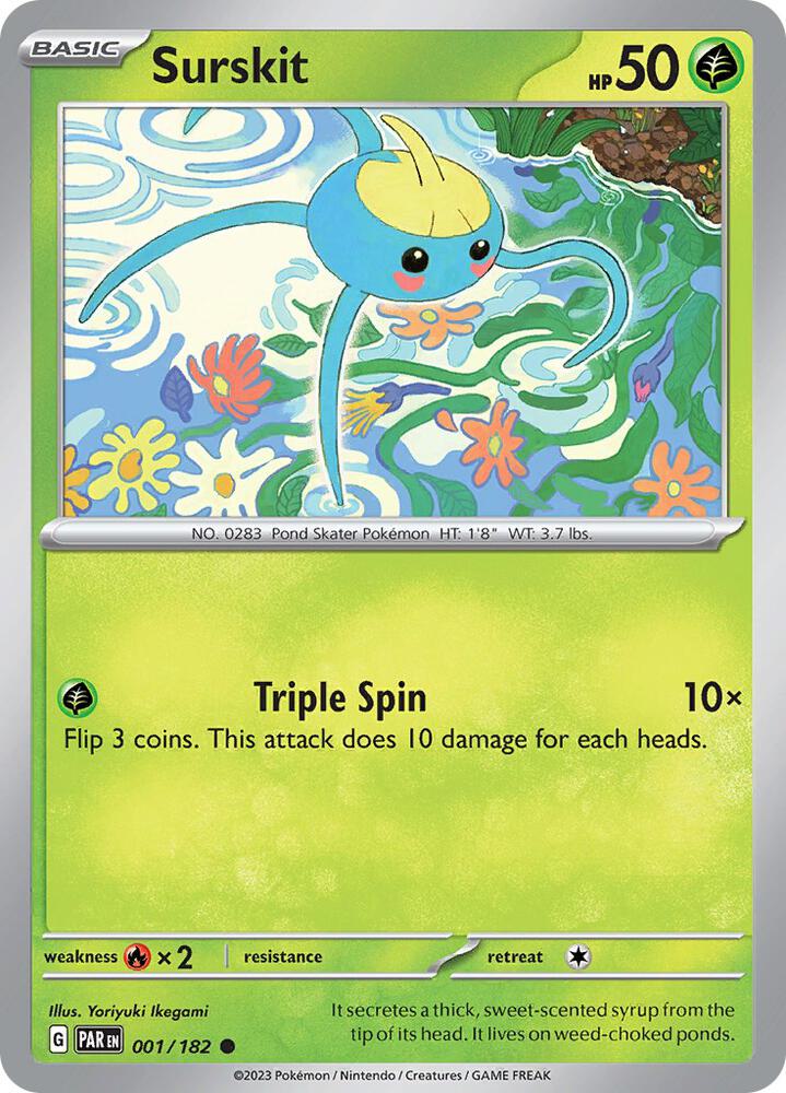 Surskit 001/182 (SV04: Paradox Rift) 
