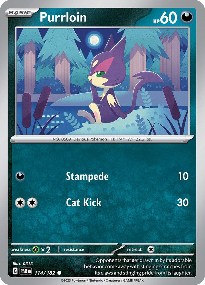 Purrloin 114/182 (SV04: Paradox Rift) 