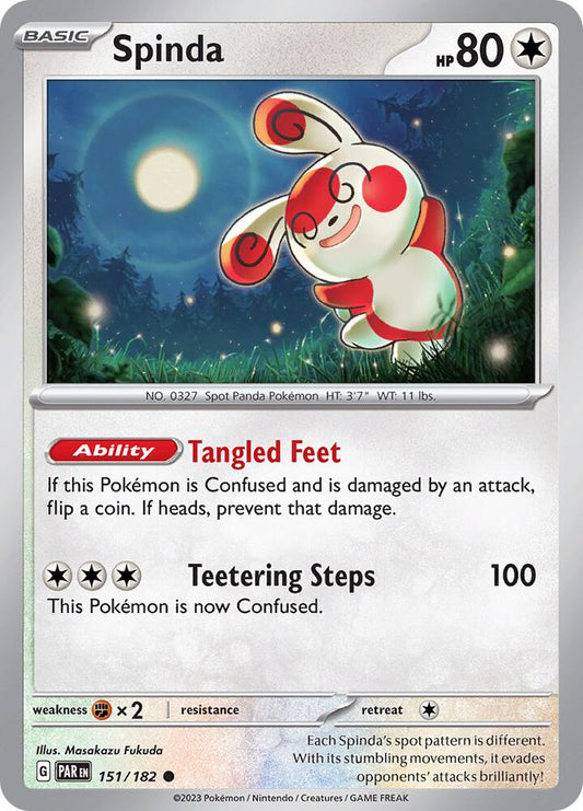 Spinda 151/182 (SV04: Paradox Rift) 