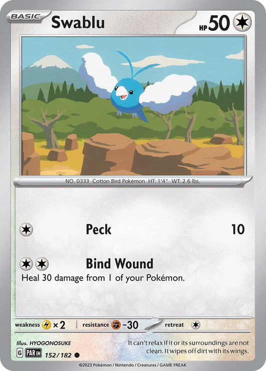 Swablu 152/182 (SV04: Paradox Rift) 