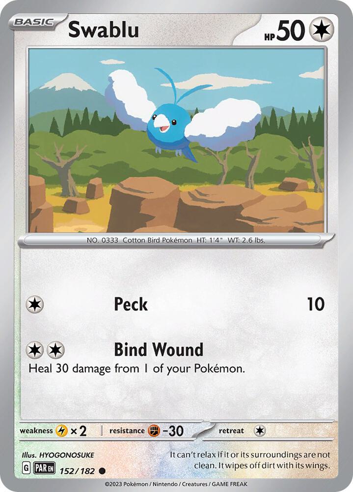 Swablu 152/182 (SV04: Paradox Rift) 