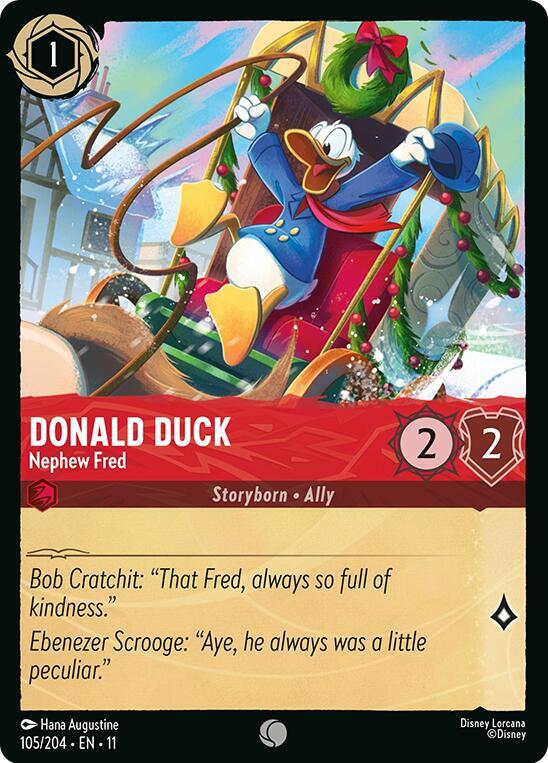 Donald Duck Nephew Fred 105/204 (Winterspell) 